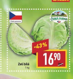 Billa Zelí bílé nabídka