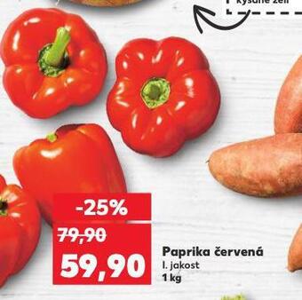Kaufland Paprika červená nabídka