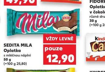 Kaufland Sedita mila oplatka nabídka