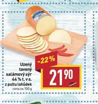 Billa Uzený tavený salámový sýr nabídka