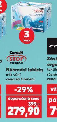 Kaufland Ceresit stop vlhkosti náhradní tablety nabídka