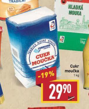 Billa Cukr moučka nabídka
