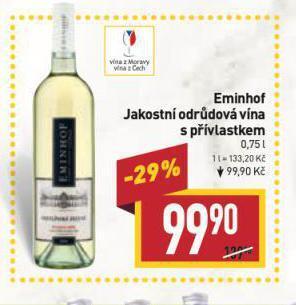 Billa Eminhof nabídka