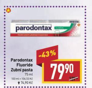 Billa Parodontax zubní pasta nabídka