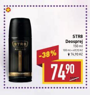 Billa Str8 deosprej nabídka