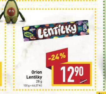 Billa Orion lentilky nabídka