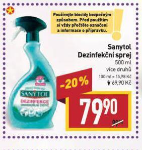 Sanytol dezinfekční sprej