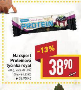 Billa Maxsport proteinová tyčinka nabídka