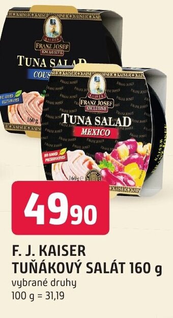 Trefa F. J. KAISER TUŇÁKOVÝ SALÁT 160 g nabídka
