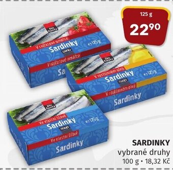 Trefa SARDINKY nabídka