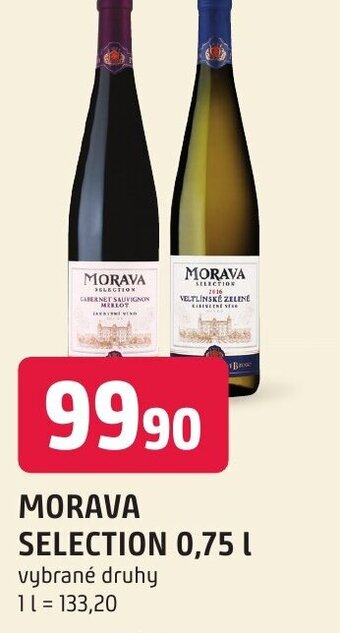 Trefa MORAVA SELECTION 0,75 l nabídka