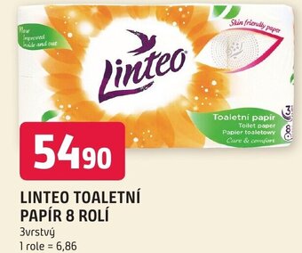 Trefa LINTEO TOALETNÍ PAPÍR 8 ROLÍ nabídka