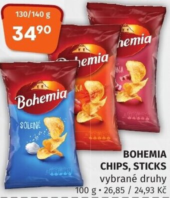 Trefa BOHEMIA CHIPS, STICKS nabídka