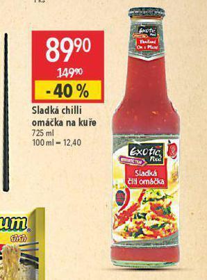 Globus Sladká chilli omáčka na kuře nabídka