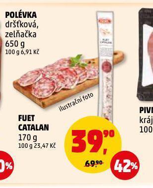 Penny Market Fuet catalan nabídka