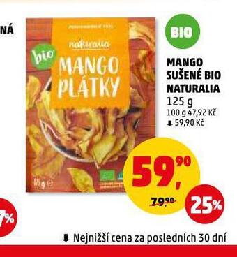 Penny Market Mango sušené bio nabídka