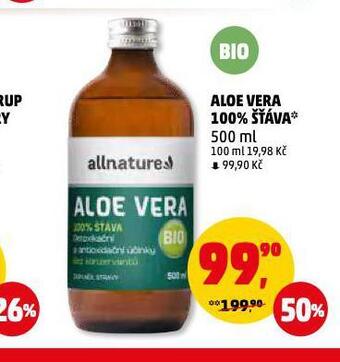 Penny Market Aloe vera 100% šťáva nabídka
