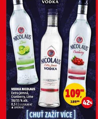 Penny Market Vodka nicolaus nabídka