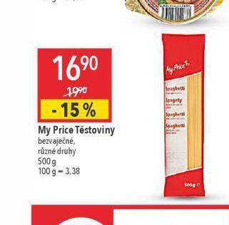 Globus Těstoviny nabídka