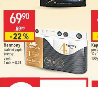 Globus Harmony toaletní papír nabídka
