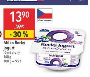 Globus Milko řecký jogurt nabídka