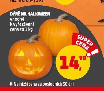 Penny Market Dýně na halloween nabídka