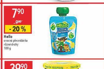 Globus Hello ovocná přesnídávka nabídka
