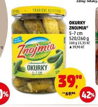 Penny Market Okurky znojmia nabídka