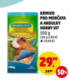 Penny Market Krmivo pro andulky nabídka
