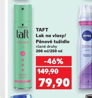 Kaufland Taft lak na vlasy nabídka