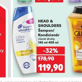 Kaufland Head&shoulders šampon nabídka