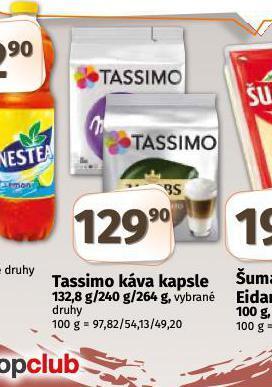 Coop Kávové kapsle tassimo nabídka
