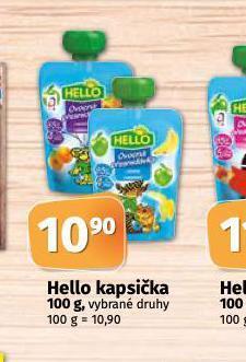 Coop Hello ovocná kapsička nabídka