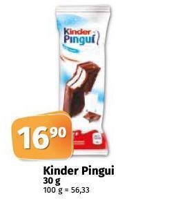 Coop Kinder pingui nabídka