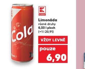 Kaufland Limonáda nabídka