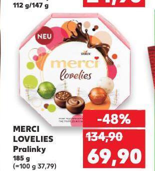 Kaufland Merci lovelies pralinky nabídka