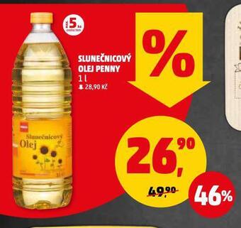 Penny Market Slunečnicový olej nabídka