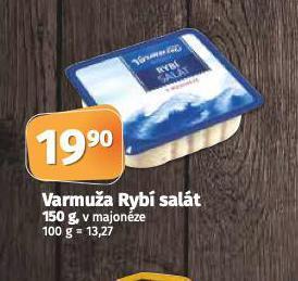 Coop Varmuža rybí salát nabídka