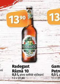 Coop Pivo radegast nabídka