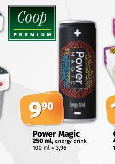 Coop Power magic energy drink nabídka