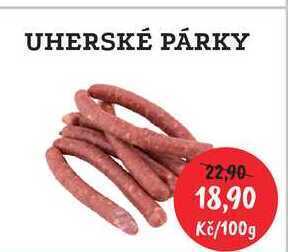 RABBIT řeznictví Uherské párky 100g nabídka