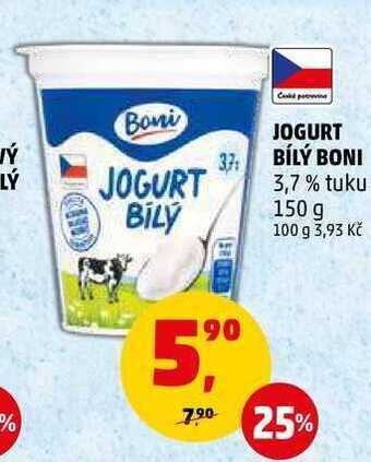 Penny Market Jogurt bílý boni, 150 g nabídka