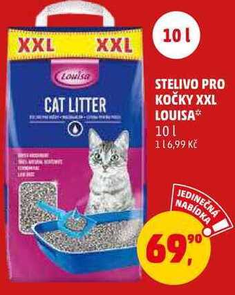 Stelivo pro kočky xxl louisa, 10 l