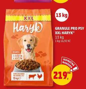 Penny Market Granule pro psy xxl haryk, 13 kg nabídka