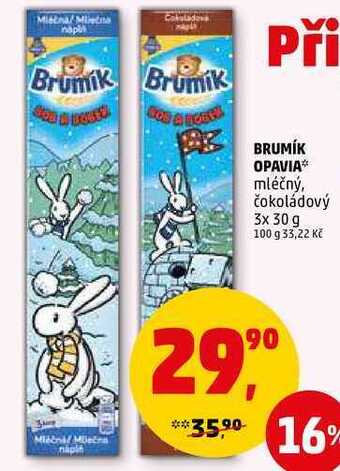 Penny Market Brumík opavia, 3x 30 g nabídka