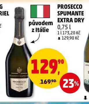 Penny Market Prosecco spumante extra dry, 0,75 l nabídka