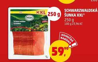 Penny Market Schwarzwaldská šunka xxl, 250 g nabídka