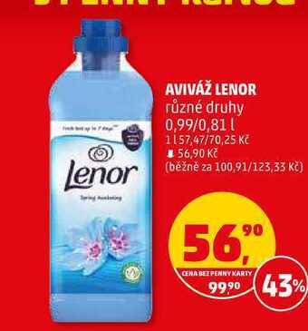 Penny Market Aviváž lenor, 0,99 l nabídka
