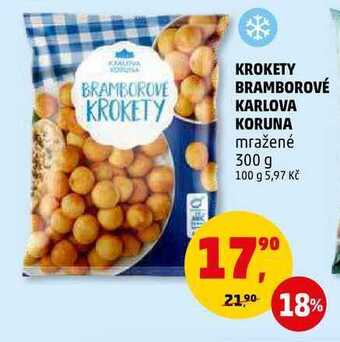 Penny Market Krokety bramborové karlova koruna, 300 g nabídka