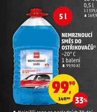 Penny Market Nemrznoucí směs do ostřikovačů, 5 l nabídka